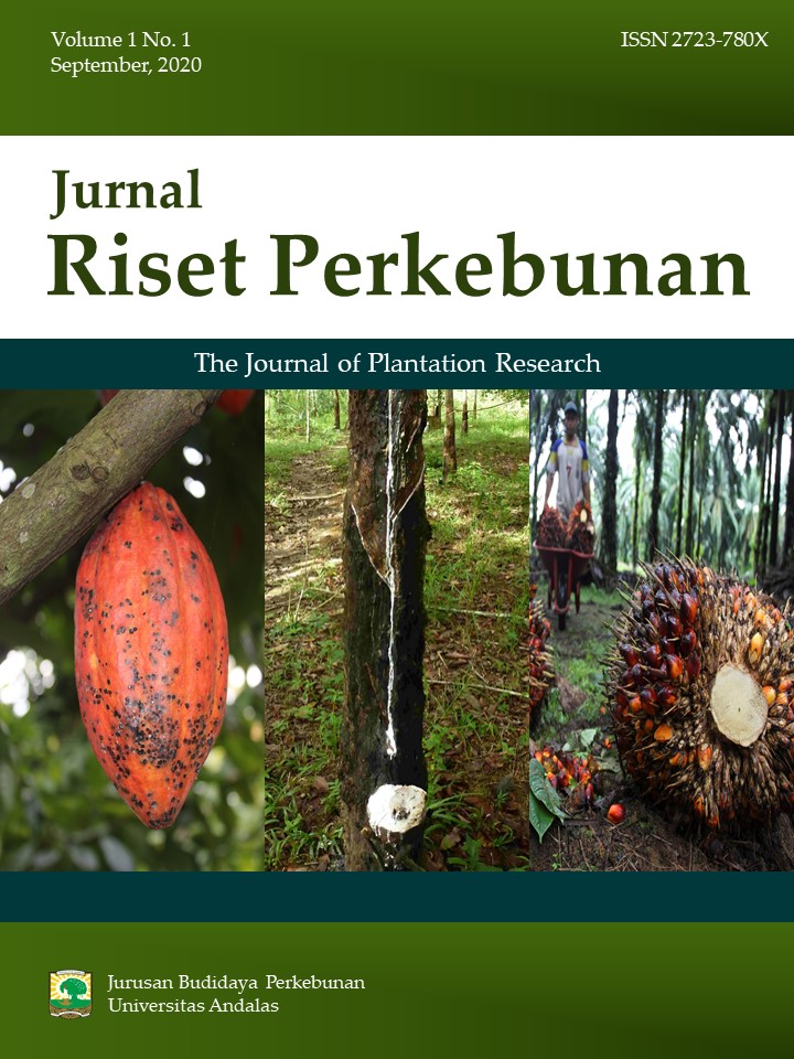 					View Vol. 1 No. 1 (2020): Jurnal Riset Perkebunan (JRP)
				